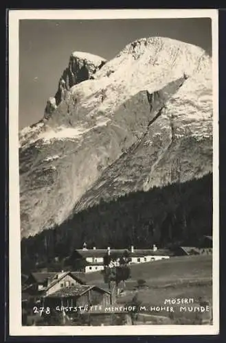 AK Mösern, Gasthaus Menthof