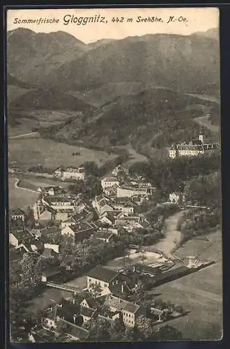 AK Gloggnitz in N.-Oe., Generalansicht