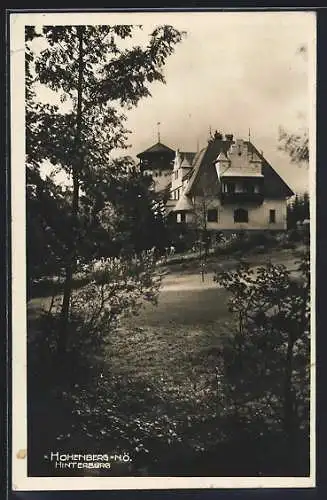 AK Hohenberg, an der Hinterburg