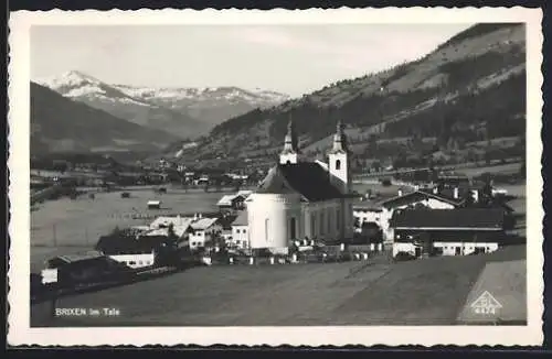 AK Brixen im Tale, Kirche im Ortsbild