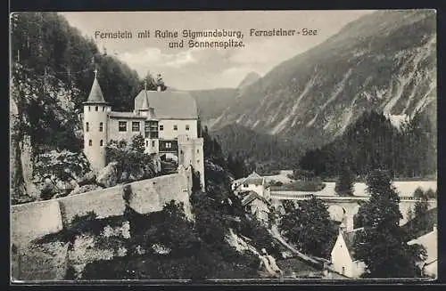 AK Fernstein, Ruine Sigmundsburg und Fernsteiner See