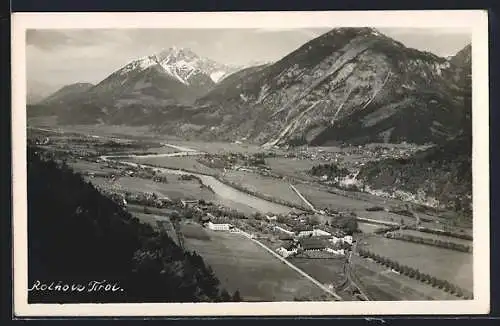 AK Rotholz /Tirol, Panoramablick über das Tal