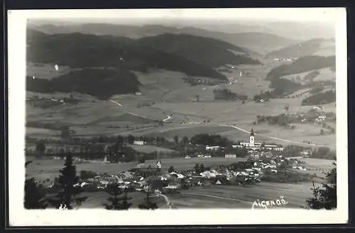 AK Aigen-Schlägel, Panoramablick vom Berg