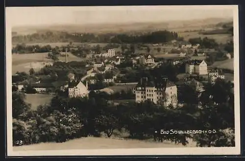 AK Bad Schallerbach /O.-Ö., Blick über Ort und Umgebung