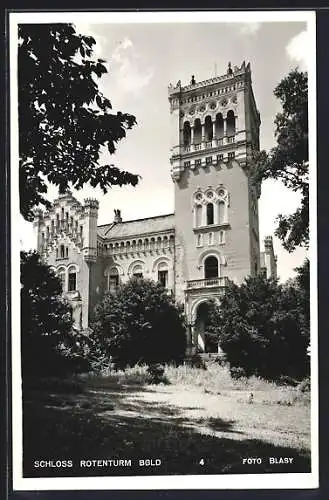 AK Rotenturm /Bgld., Blick auf das Schloss Rotenturm