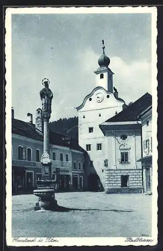 AK Gmünd, Stadtturm, Geschäfte