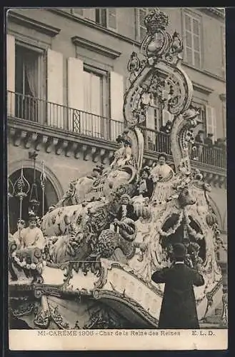 AK Paris, Char de la Reine des Reines, Fasching