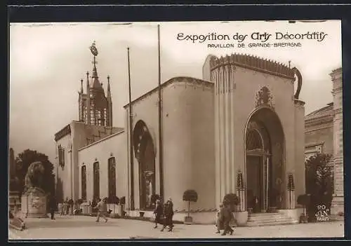 AK Paris, Exposition des Arts Décoratifs, Pavillon de Grande-Bretagne