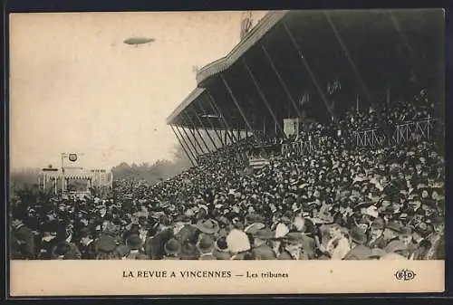 AK Vincennes, La Revue, Les tribunes