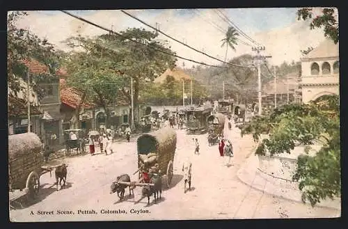 AK Colombo, A Street Scene, Pettah
