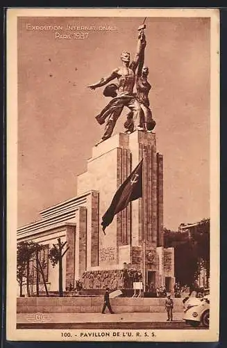 AK Paris, Exposition internationale 1937, Pavillon de l`URSS