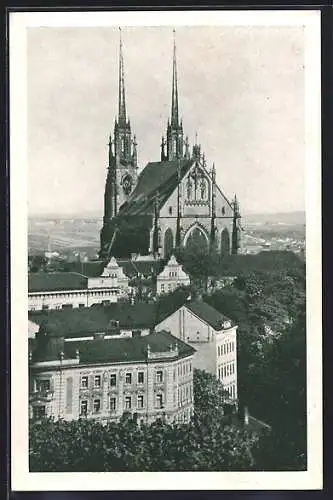 AK Brünn, Blick auf den Petersdom