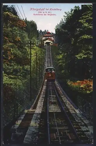 AK Königstuhl bei Heidelberg, Endstation der Bergbahn