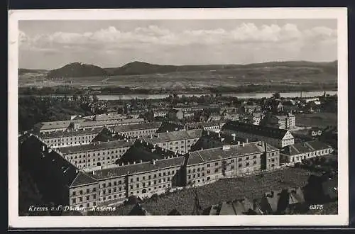 AK Krems a. d. Donau, Kaserne aus der Vogelschau