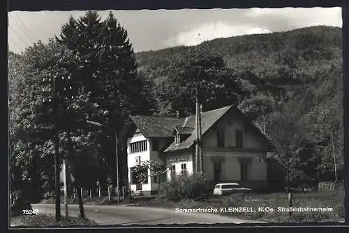 AK Kleinzell, Ansicht vom Strassenbahnerheim