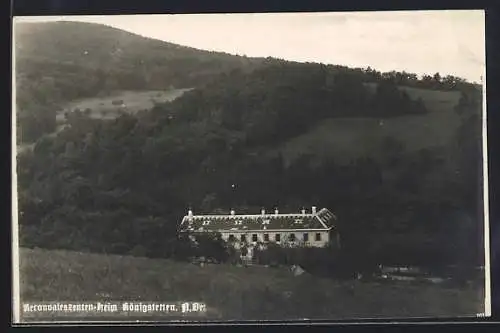 AK Königstetten /N.-Oe., Reconvaleszenten-Heim aus der Vogelschau