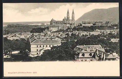 AK Klosterneuburg bei Wien, Teilansicht aus der Vogelschau