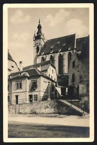 AK Krems /Donau, Blick auf Piaristenstiege