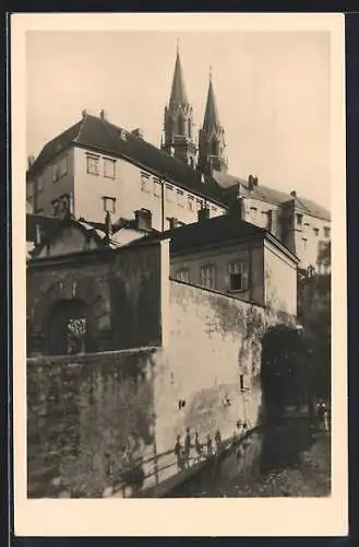 AK Klosterneuburg, Blick auf das Altstift