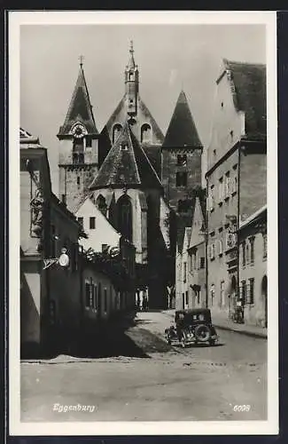 AK Eggenburg, Blick auf die Kirche