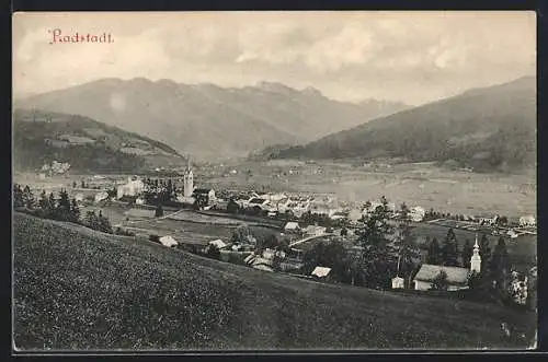 AK Radstadt, Panorama vom Berg aus