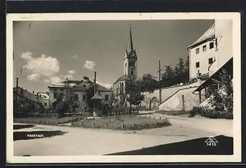 AK Radstadt, Blick auf Kirche