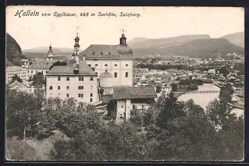 AK Hallein /Salzburg, Panorama vom Egglbauer