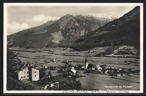 AK Neukirchen im Pinzgau, Gesamtansicht mit Kirche