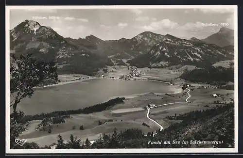 AK Fuschl am See, Panoramablick in die Berge