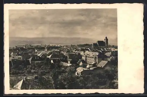 AK Eisenstadt /Burgenland, Teilansicht mit Pfarrkirche