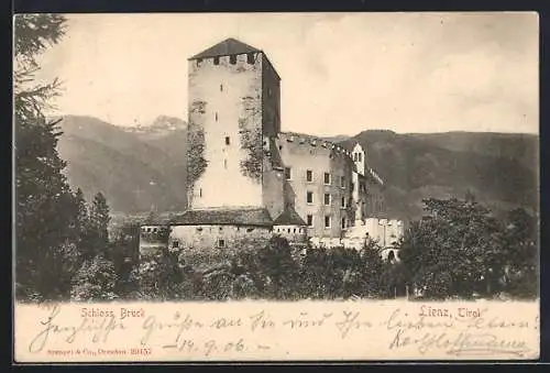 AK Lienz /Tirol, Das Schloss Bruck