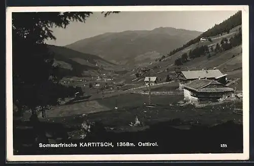 AK Kartitsch /Osttirol, Blick auf die verstreute Ortschaft