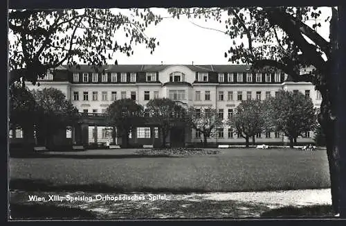 AK Wien, Speising, Das Orthopädische Spital