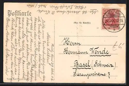 AK Kriegsschiffe der aktiven Schlachtflotte 1906 beim Herbstmanöver, u. a. SMS Zähringen & SMS Hessen