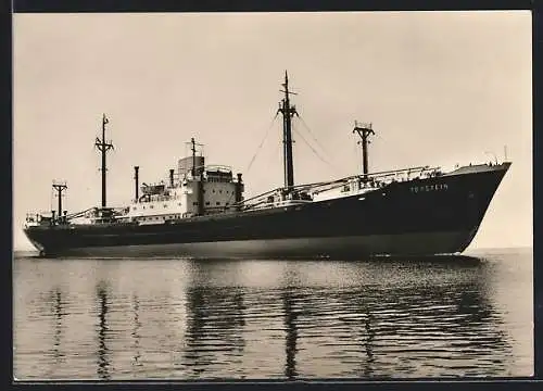 AK Handelsschiff MS Torstein des Norddeutschen Lloyd auf hoher See