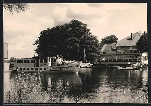 AK Ausflugsschiff MS Concordia der Weissen Flotte Potsdam