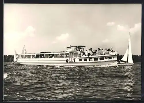 AK Berlin, Weisse Flotte Fahrgastschiff MS Wodan