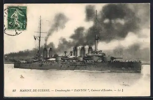 AK Marine de Guerre, Dreadnoughts Danton, Cuirassé d`Escadre, Kriegsschiff