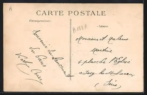 AK Marine Nationale, Cuirassé d`Escadre dreadnought Paris, Kriegsschiff