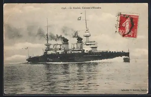 AK Cuirassé d`Escadre Le Gaulois, Kriegsschiff