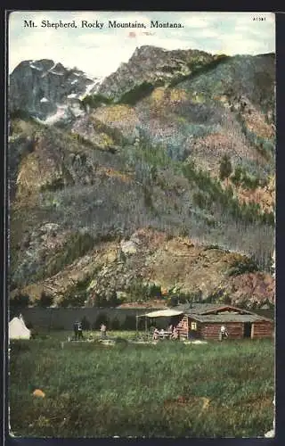 AK Rocky Mountains, MT, Mount Shepherd