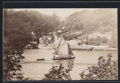 AK River Fal, King Harry Ferry on the river