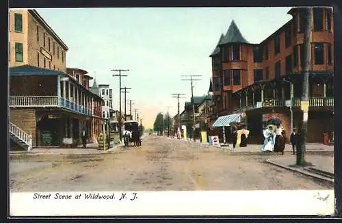 AK Wildwood, NJ, Street Scene