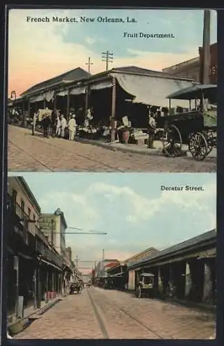 AK New Orleans, LA, French Market, Fruit Department, Decatur Street