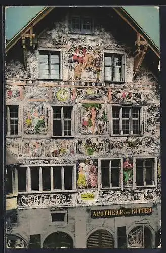 AK Schaffhausen, Haus zum Ritter mit Apotheke