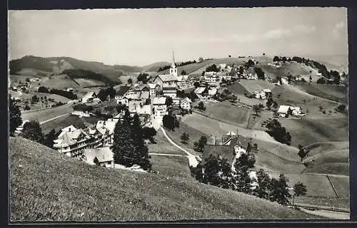 AK Schwellbrunn, Panoramablick auf den Kurort