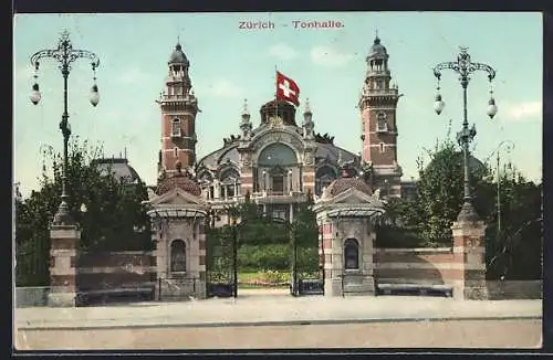 AK Zürich, Eingang der Tonhalle