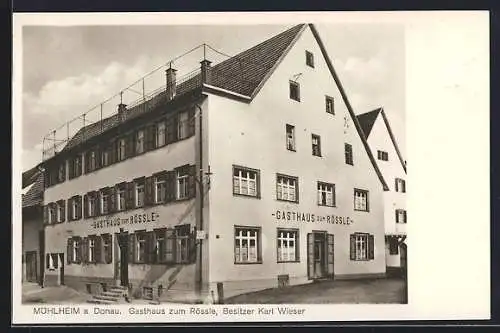 AK Mühlheim a. Donau, Gasthaus zum Rössle