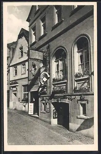 AK Assmannshausen am Rhein, Hotel-Restaurant Nassauer Hof