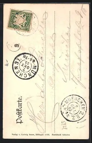 AK Dillingen a. D., Partie in der Königstrasse